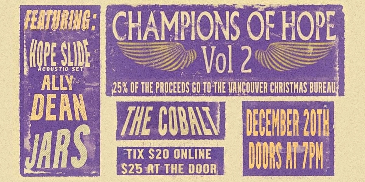 Event image for Champions of Hope Vol 2