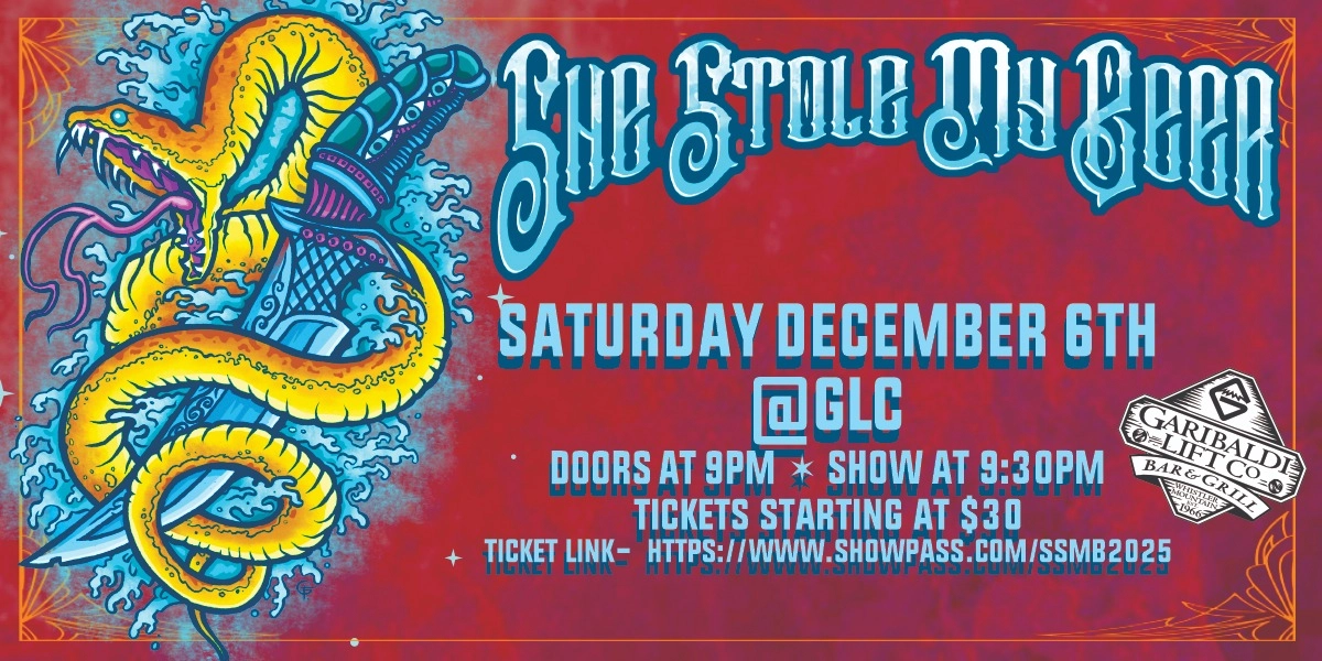 Event image for SHE STOLE MY BEER