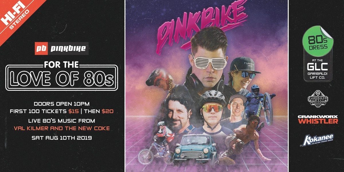 Event image for PINK BIKE PRESENTS: 80's Party