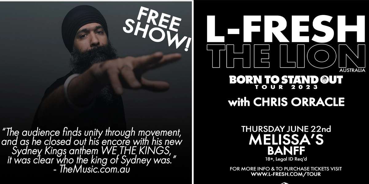 Event image for L-Fresh The Lion - Banff