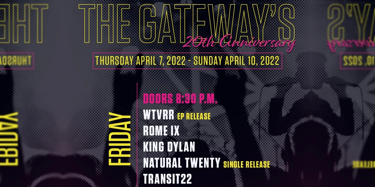 Event image for The Gateway's 20th April 8th: Night #2