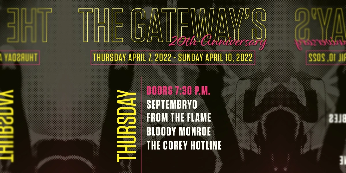 Event image for The Gateway's 20th April 7th: Night #1