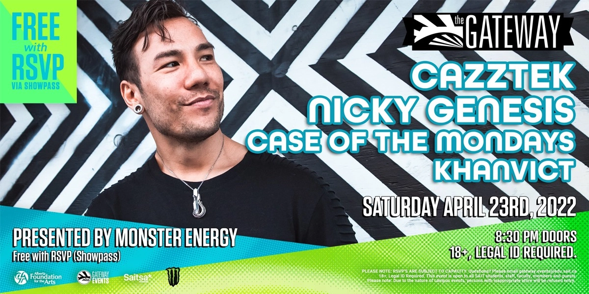 Event image for Cazztek / Nicky Genesis / Case Of The Mondays / Khanvict