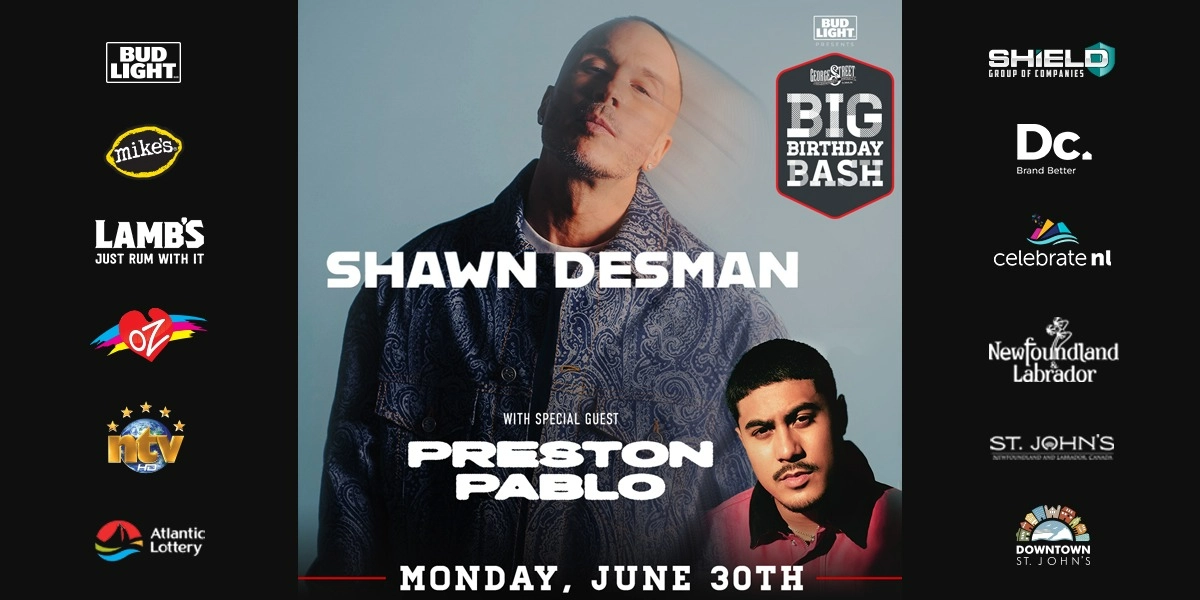 Event image for BIG Birthday Bash! Monday, June 30th, featuring Shawn Desman