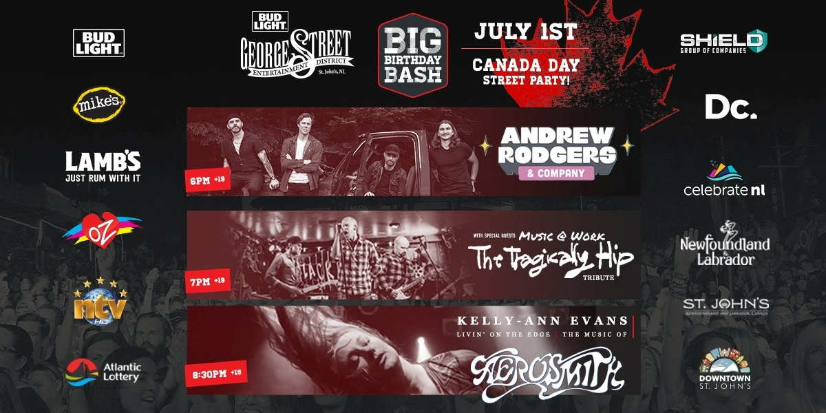 Event image for BIG Birthday Bash! Tuesday, July 1st, featuring Living on the Edge