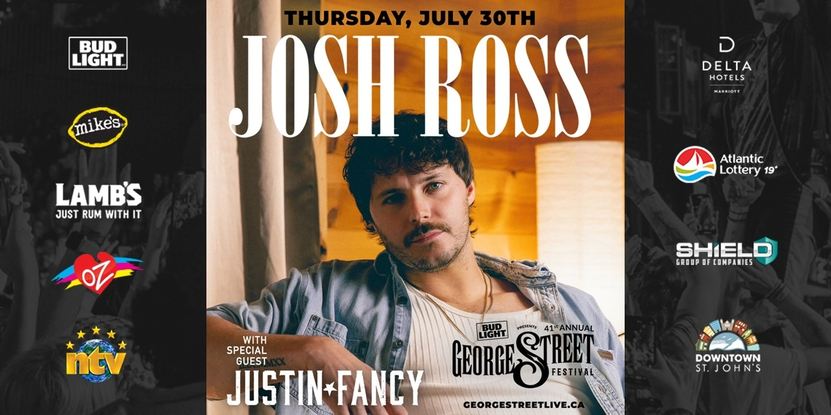 Event image for 2026 George Street Festival: Thursday, July 30 featuring Josh Ross