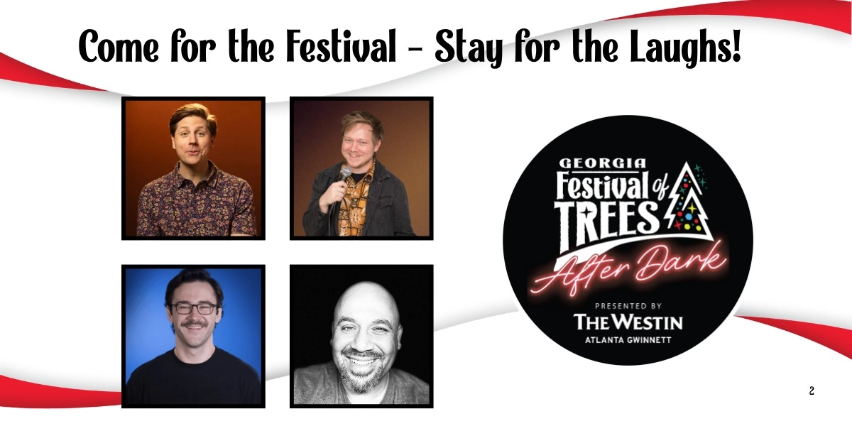 Event image for Georgia Festival of Trees - AFTER DARK COMEDY SHOW