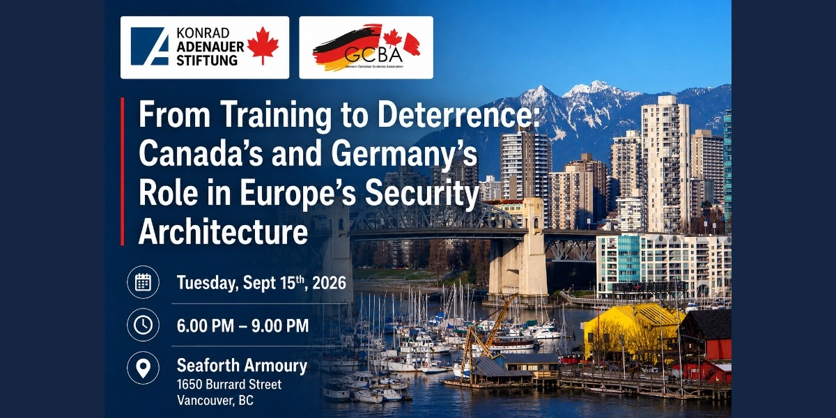 Event image for Canada’s and Germany’s Role in Europe’s Security Architecture
