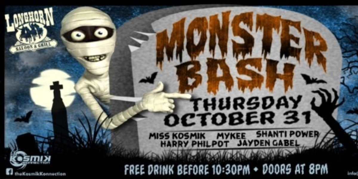 Event image for Monster Bash @ The Longhorn