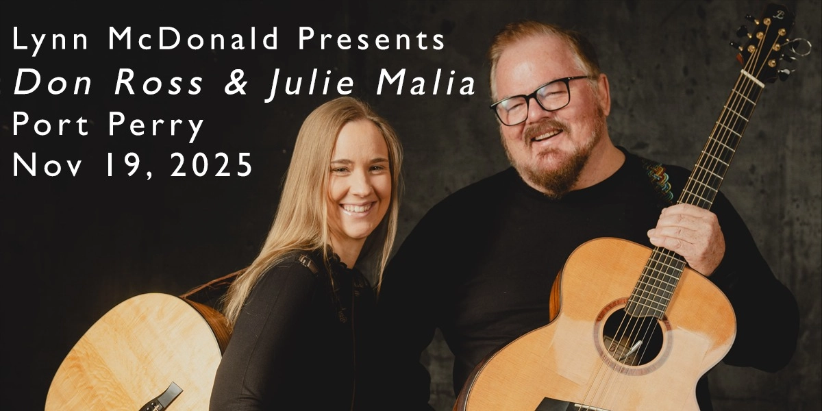 Event image for Don Ross and Julie Malia in Port Perry