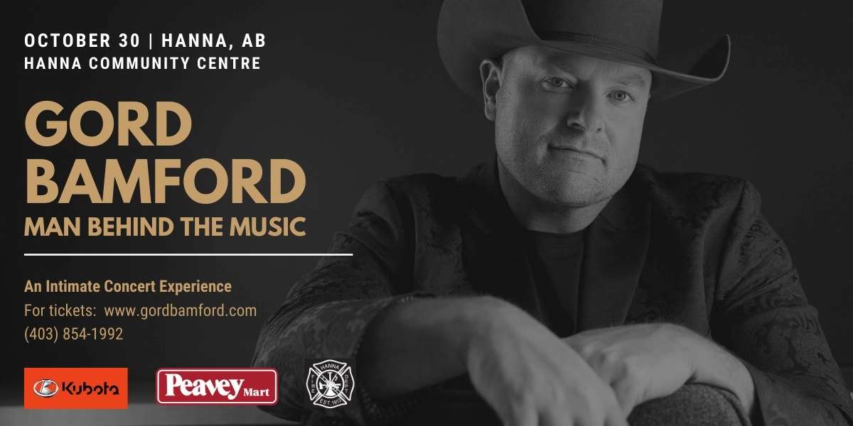 Event image for Gord Bamford: Man Behind the Music - Hanna