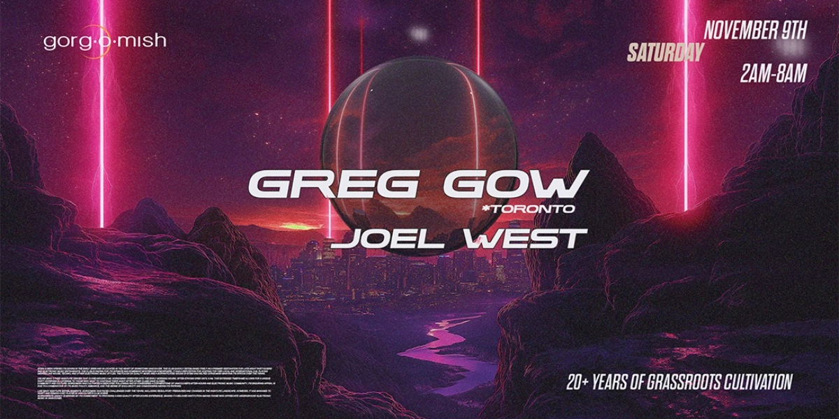 Event image for Gorg-O-Mish Presents: Greg Gow & Joel West