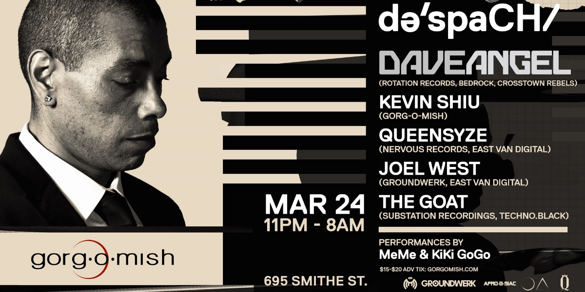 Event image for /dəˈspaCH/ - U.K. Legend Dave Angel