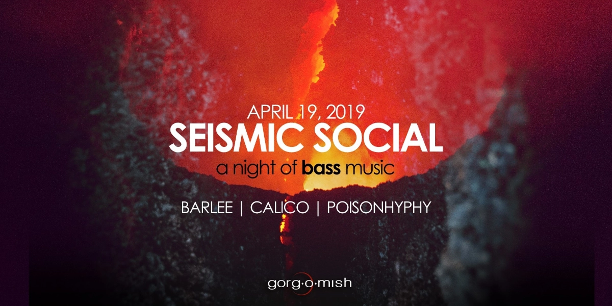Event image for Seismic Social . Bass Music 4.0 #atgorgomish