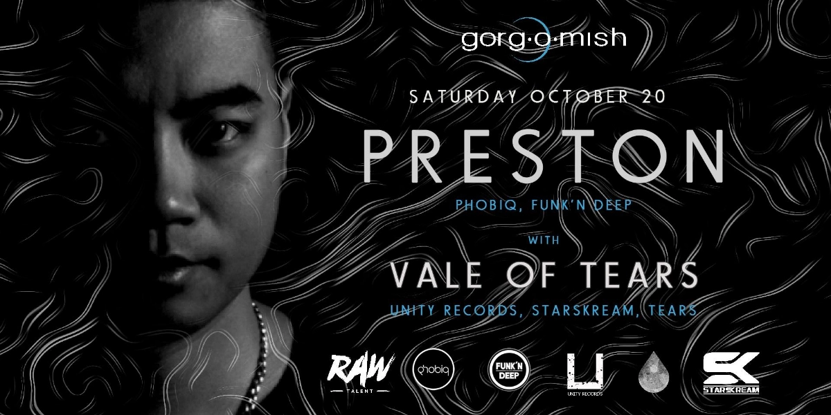 Event image for Preston . Vale of Tears #atgorgomish