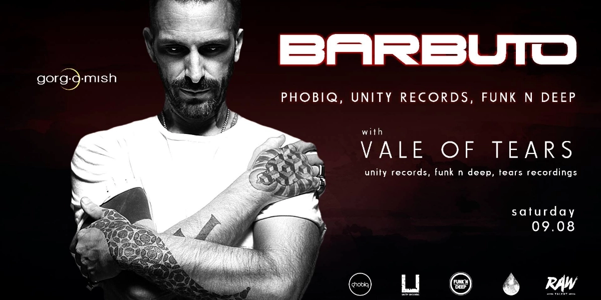 Event image for Barbuto . Vale of Tears #atgorgomish