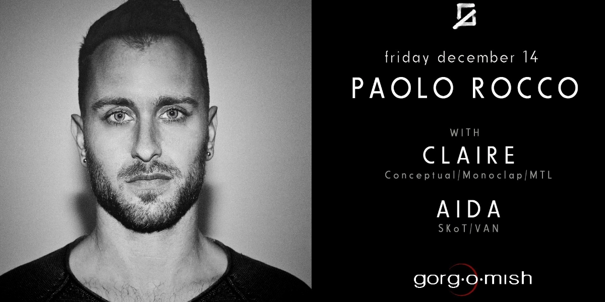 Event image for Paolo Rocco . Claire . Aida #atgorgomish