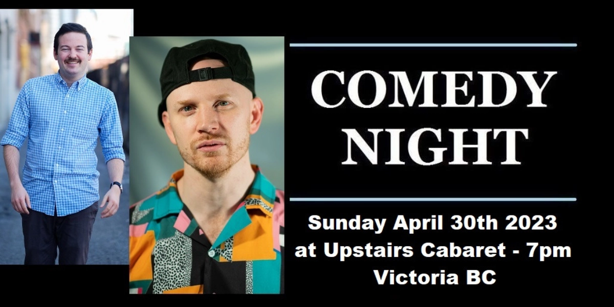 Event image for Comedy Night at Upstairs Cabaret with Colin Sharp & Devin Alexander (Victoria)