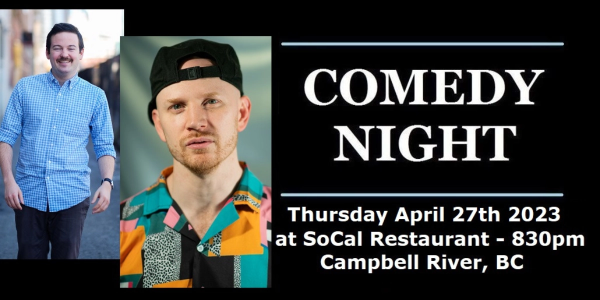 Event image for Comedy Night at SoCal Restaurant featuring Colin Sharp & Devin Alexander!
