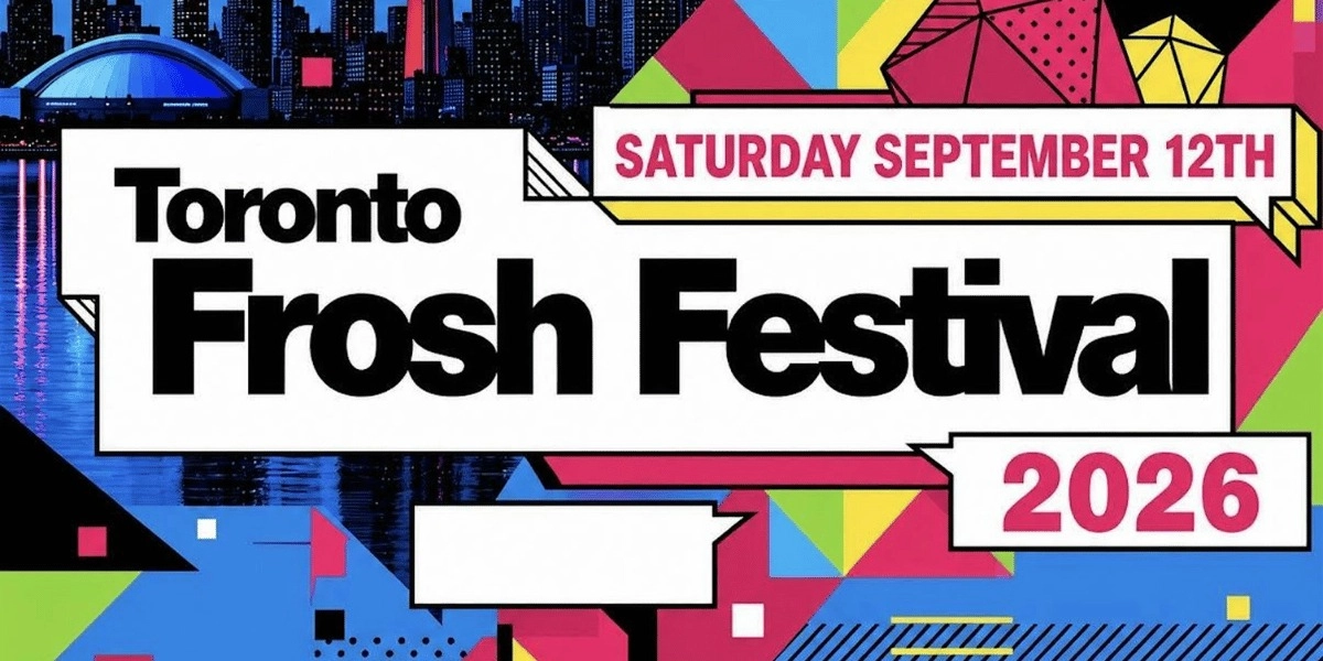 Event image for 17+ | TORONTO FROSH FESTIVAL 2026 @ ORIA NIGHTCLUB | SAT SEPT 12