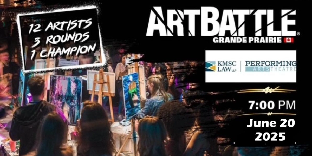 Event image for Cancelled   Art Battle Grande Prairie