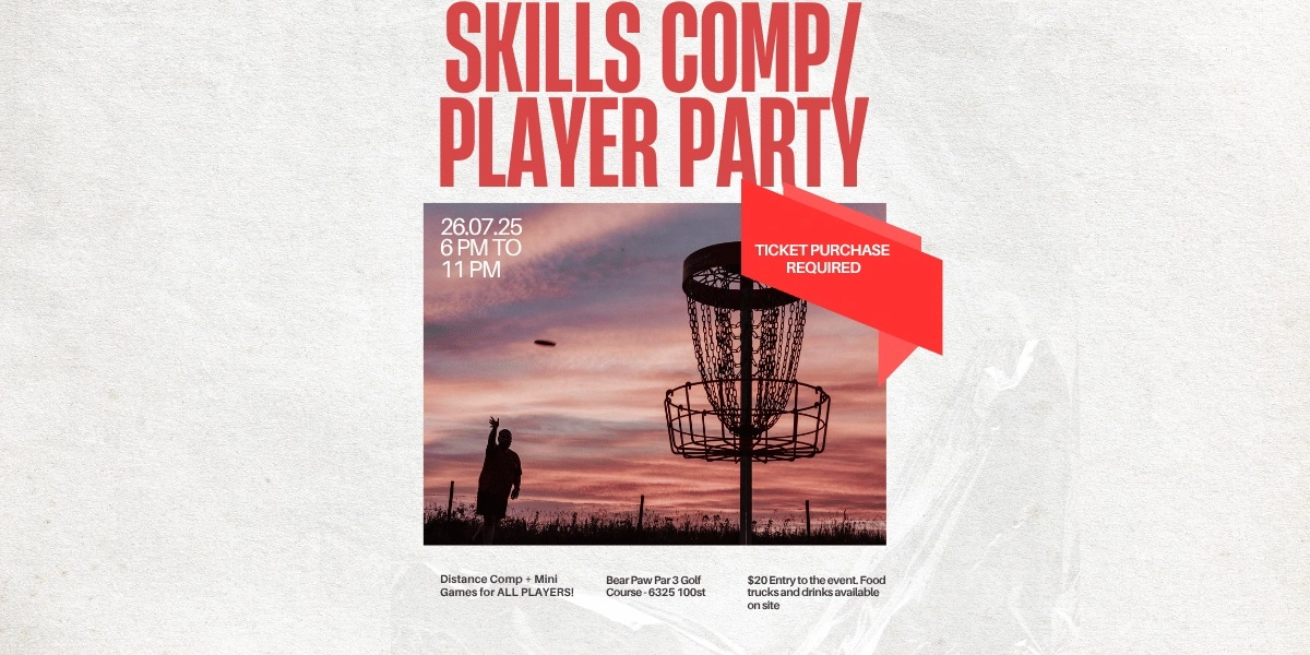 Event image for Canadian Disc Golf Nationals Skills Comp and Players Party