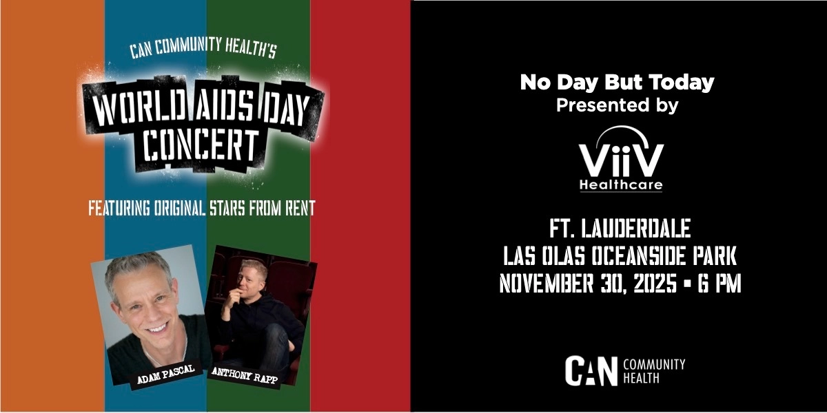 Event image for Adam Pascal & Anthony Rapp World AIDS Day Concert "No Day But Today"