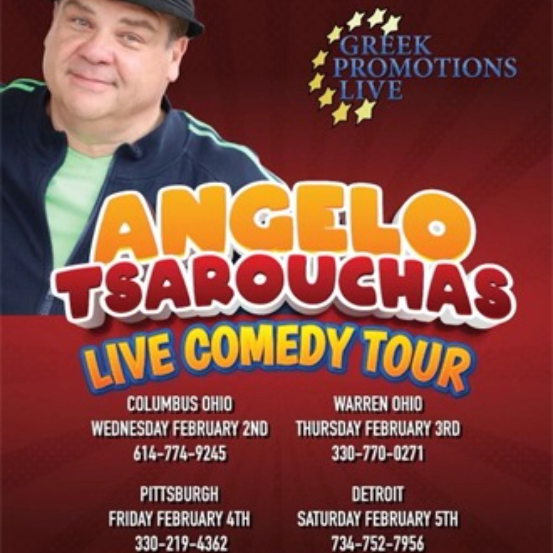 Event image for Angelo Tsarouchas LIVE Comedy Show