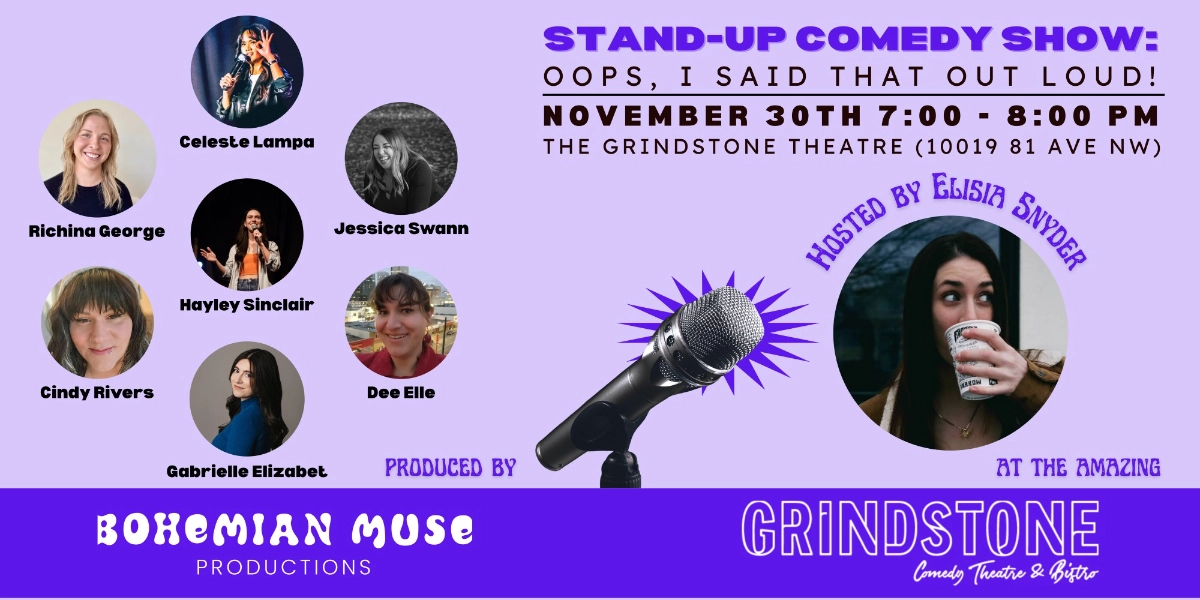Event image for Stand-Up Comedy Show: Oops I Said That Out Loud!