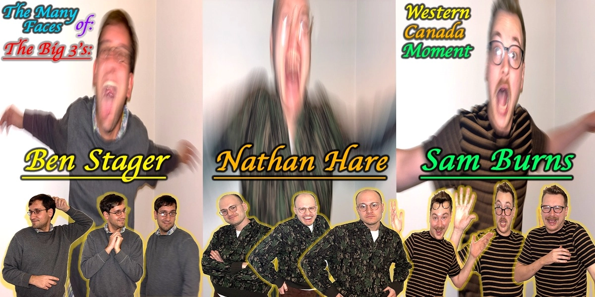 Event image for The Big Three - Ben Stager, Nathan Hare, Sam Burns