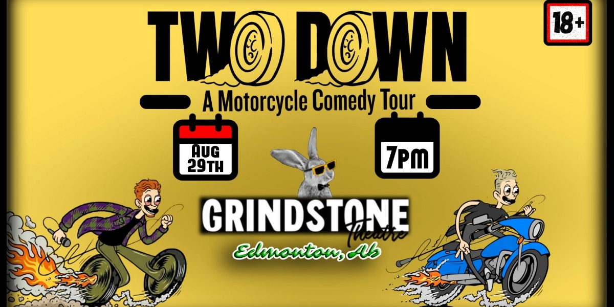 Event image for Two Down - A Motorcycle Comedy Tour