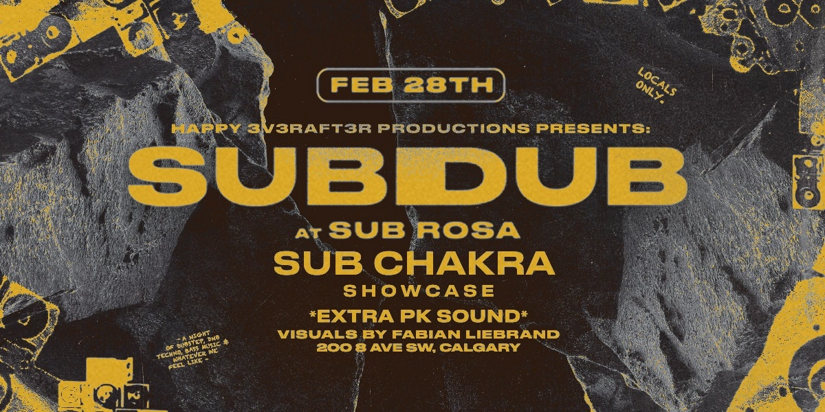 Event image for SUBDUB - Sub Chakra at Sub Rosa