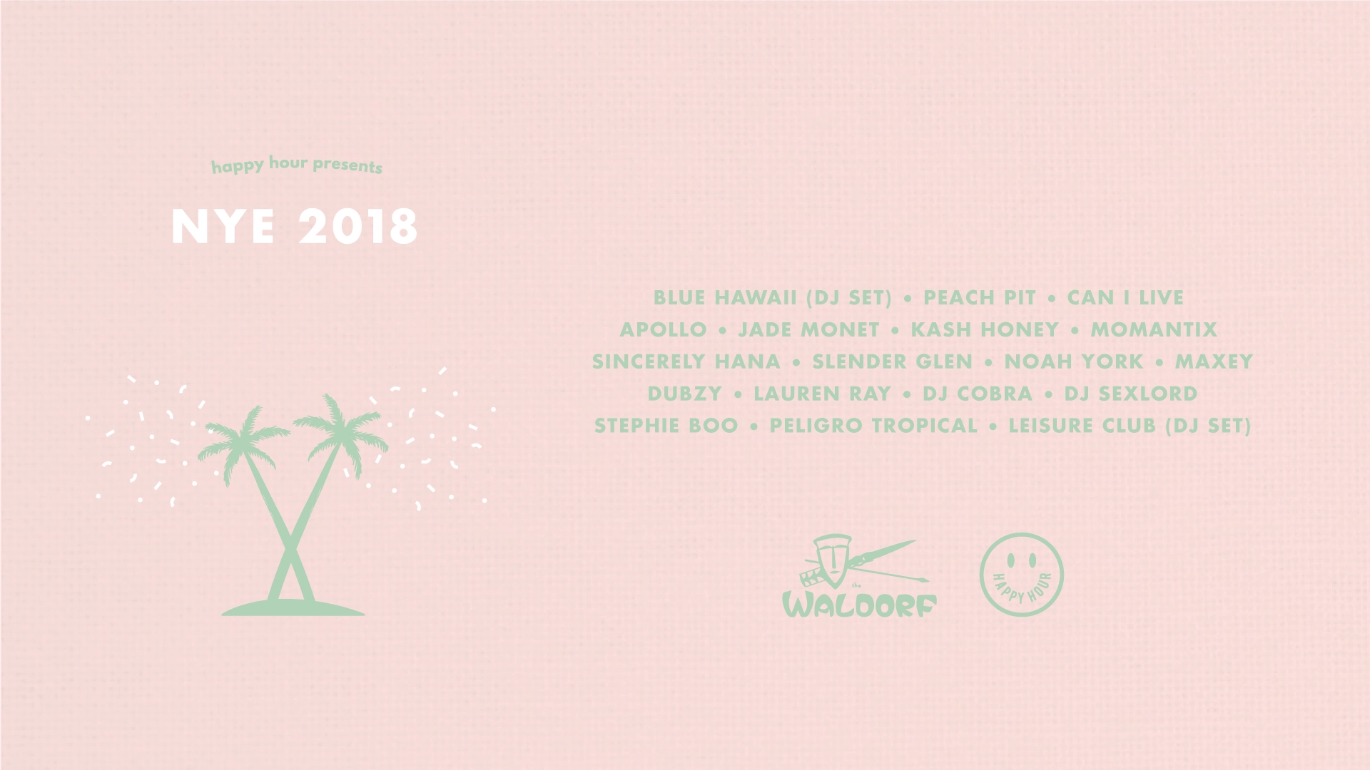 Event image for NYE 2018 - Waldorf Hotel