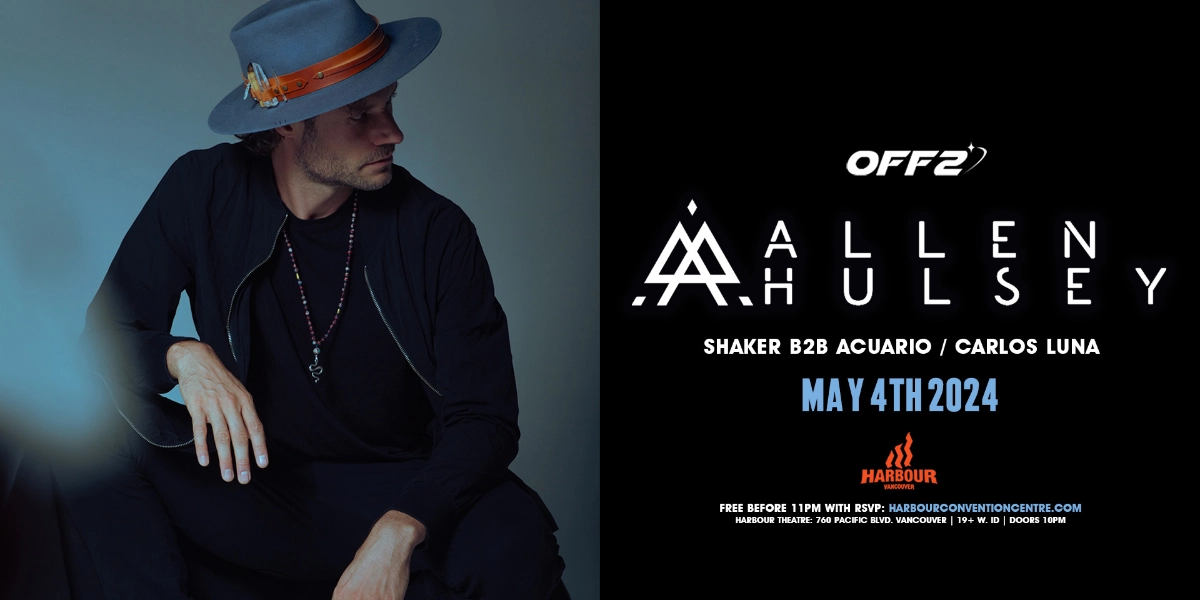 Event image for ALLEN HULSEY - FREE RSVP BEFORE 11PM