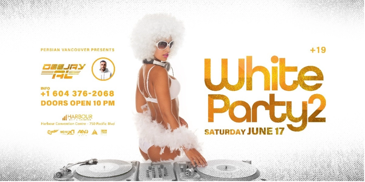 Event image for PERSIAN VANCOUVER PRESENTS -WHITE PARTY