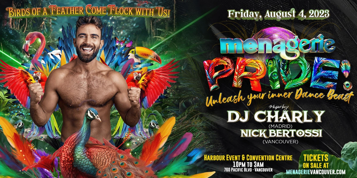 Event image for MENAGERIE [PRIDE] - Vancouver's Newest Gay Massive!