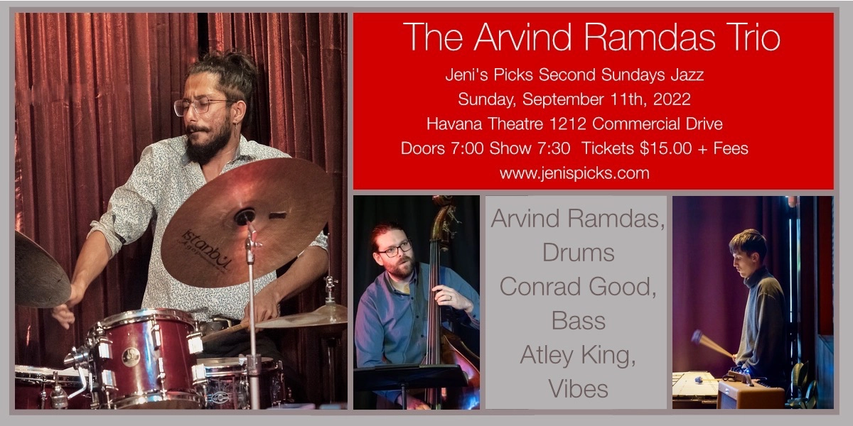 Event image for Second Sundays Jazz Arvind Ramdas Trio
