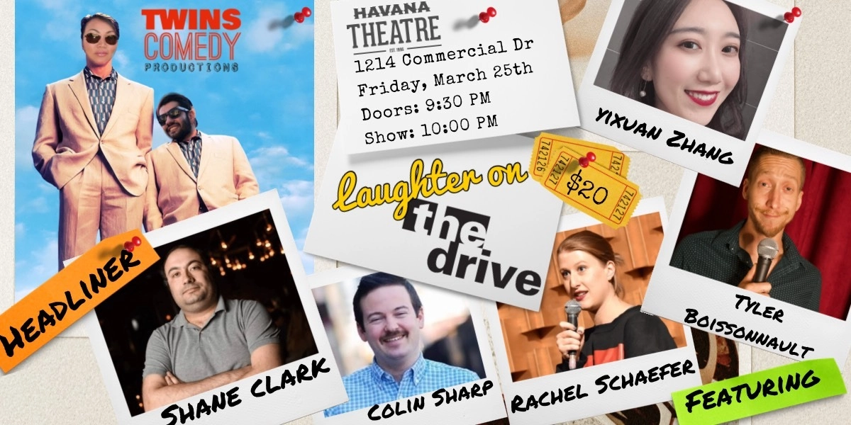 Event image for Laughter On The Drive - Mar 25