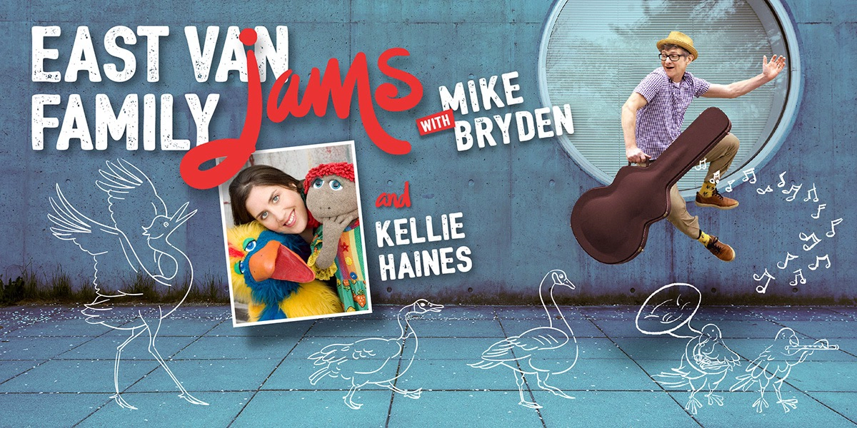 Event image for East Van Family Jams with Mike Bryden and special guest Kellie Haines