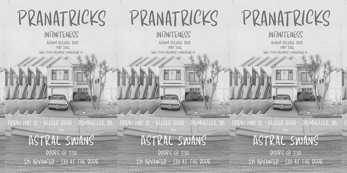 Event image for Pranatricks with Astral Swans @ Heller Good Sandwiches