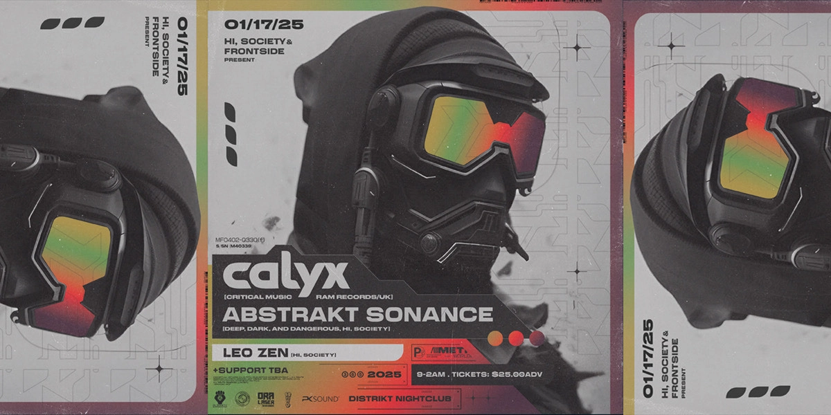 Event image for Hi, Society & Frontside Present: Calyx w/ Abstrakt Sonance & Leo Zen