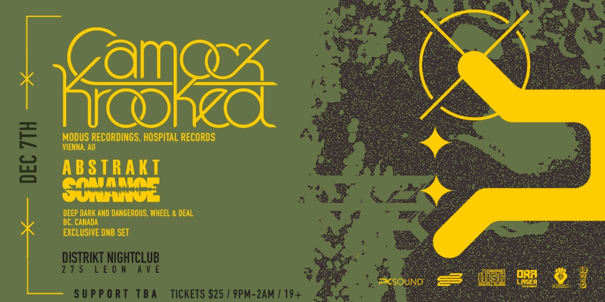 Event image for Hi, Society and Frontside Present: Camo & Krooked w/ Abstrakt Sonance