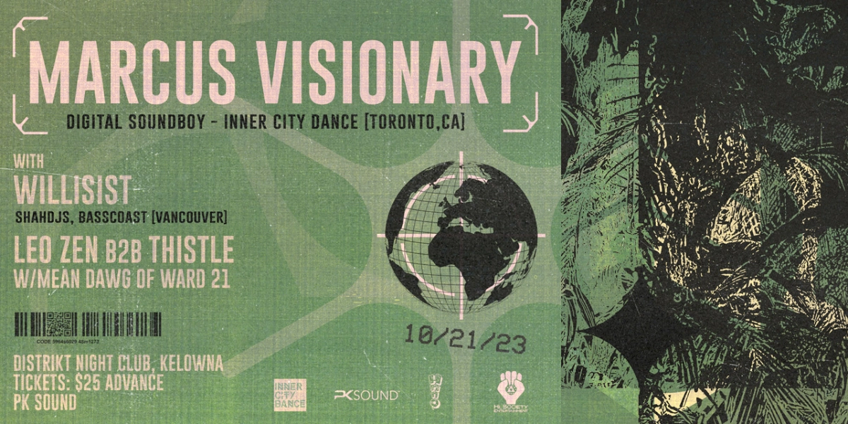 Event image for Hi, Society & Frontside Present: Marcus Visionary