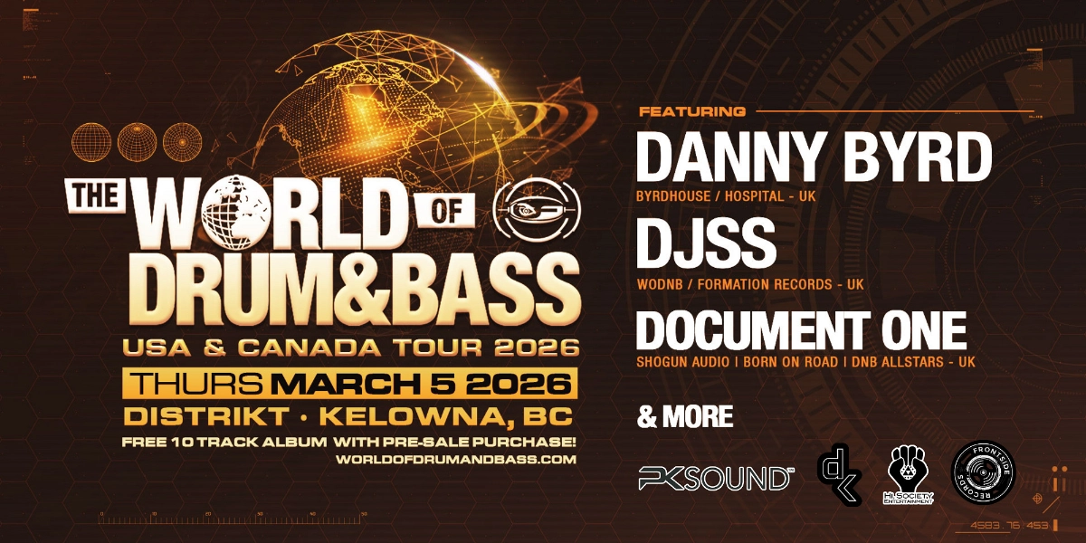 Event image for World Of Drum and Bass Tour - Kelowna
