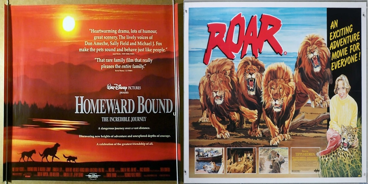 Event image for Homeward Bound: The Incredible Journey (1993) & Roar (1981)