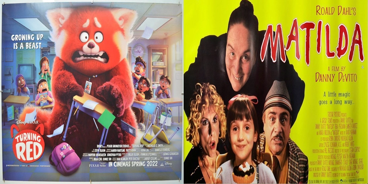 Event image for Turning Red (2022) & Matilda (1996)