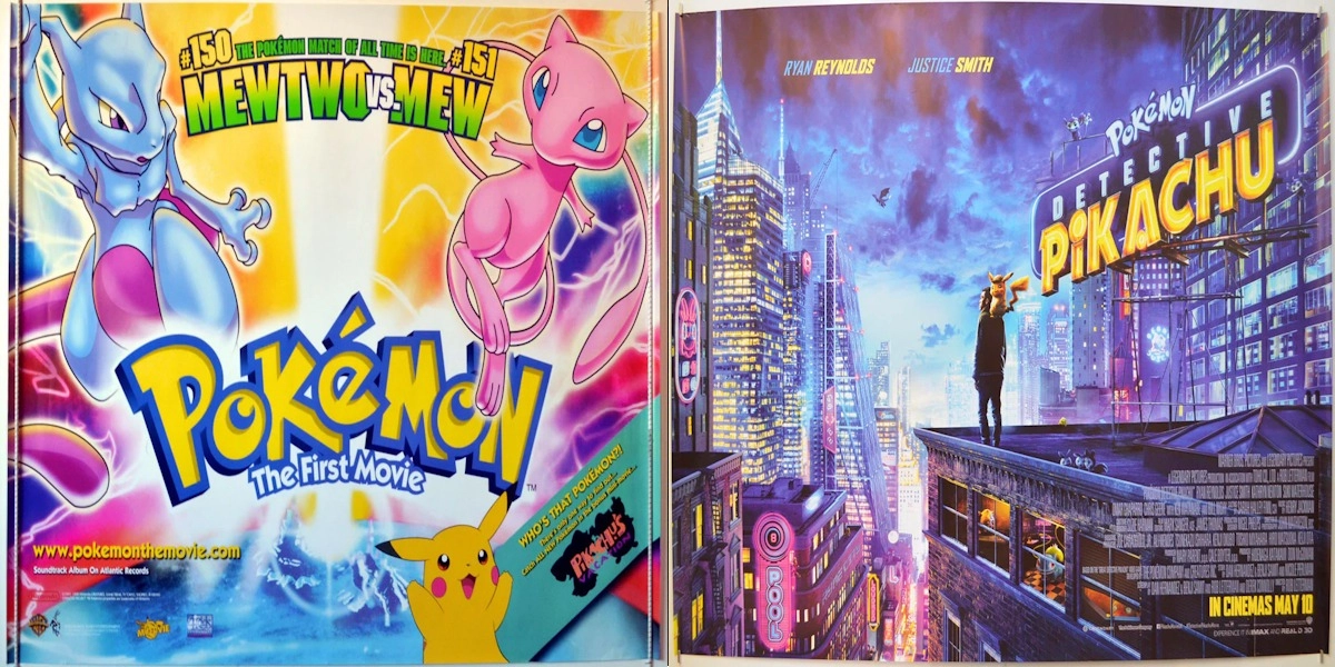 Event image for Pokémon: The First Movie (1998) & Pokémon: Detective Pikachu (2019)