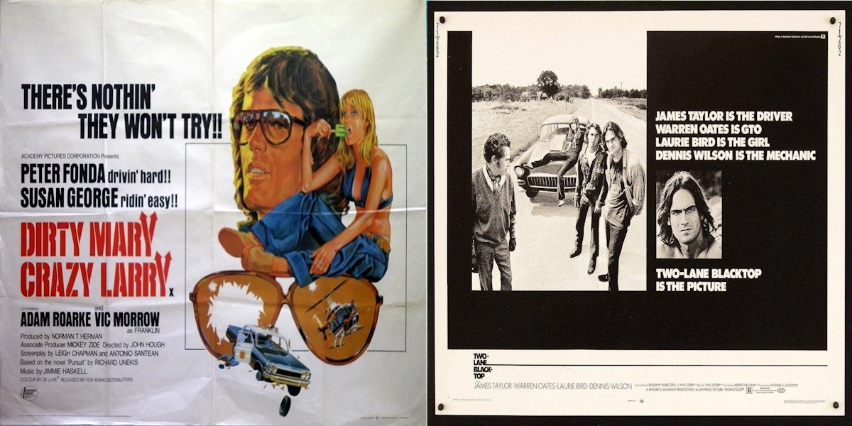 Event image for Dirty Mary Crazy Larry (1974) & Two-Lane Blacktop (1971)