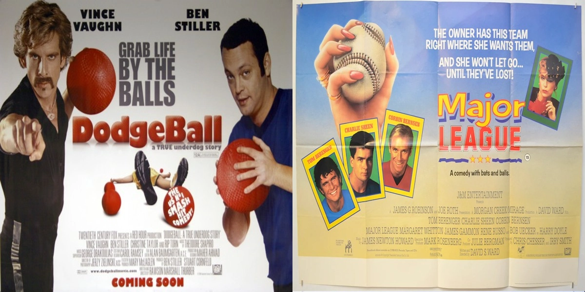 Event image for Dodgeball: A True Underdog Story (2004) & Major League (1989)