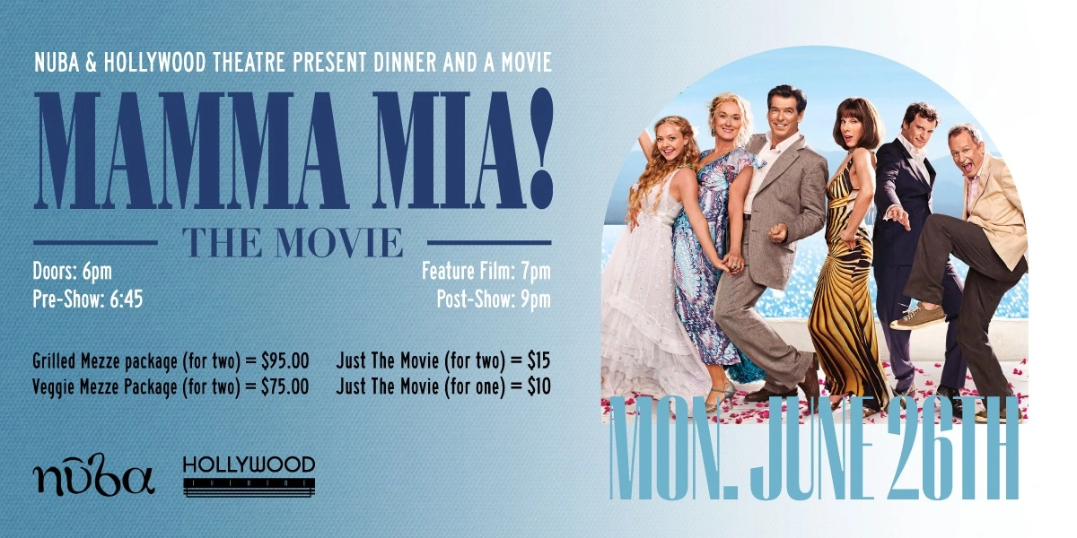 Event image for Dinner And A Movie: Mamma Mia